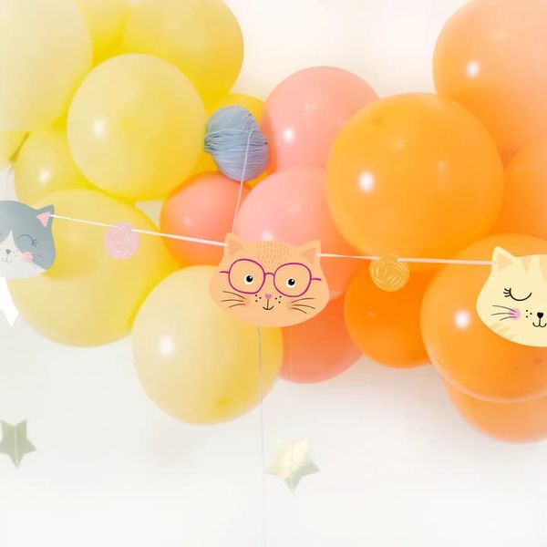 Girlanda papierowa Kotki 150cm zdjęcie 2