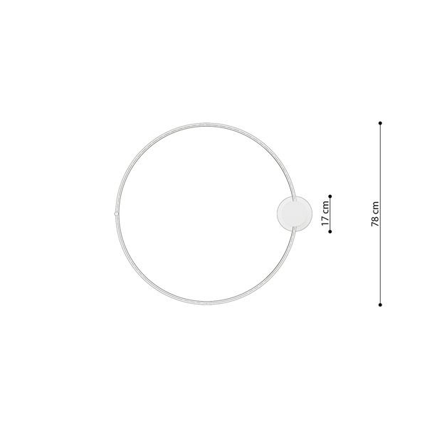 Plafon RIO 78 biały LED 4000K zdjęcie 7