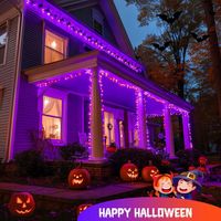 Lampki choinkowe LED Smart Bluetooth Aplikacja USB 20m 200 LED Halloween