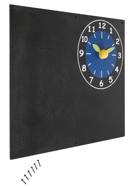Tablica do pisania kredą z zegarem zdjęcie 3