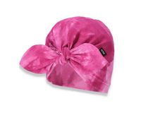 Broel SOFIA czapka turban z kokardą tie dye fuksja 46-48
