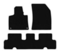 Dywaniki welurowe CARLUX-SILVER do Citroen C4 Picasso II czarne