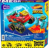 Zestaw konstrukcyjny Hot Wheels Monster Trucks Smash Klocki HNG53 Pull Back