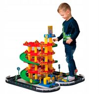 Parking 5-poziomowy z drogą + 3 auta 38104