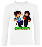 Koszulka z dł.rękaw. Minecraft