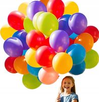 DUŻE balony kolorowe mix 30cm zestaw 100szt