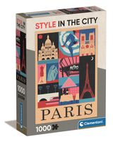 2X Puzzle Clementoni Style in the City: Paris 1000 elementów