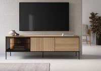 VISSO VI-08 - rtv 1d1w2s 197 z oświetleniem - dąb linearny.