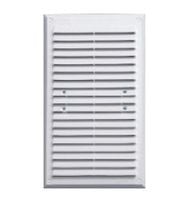 kratka wentylacyjna z siatką 175*295mm biała - kra 013 bi