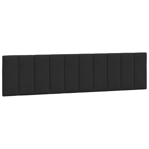 Łóżko z materacem, czarne, 200x200 cm, aksamitne na Arena.pl