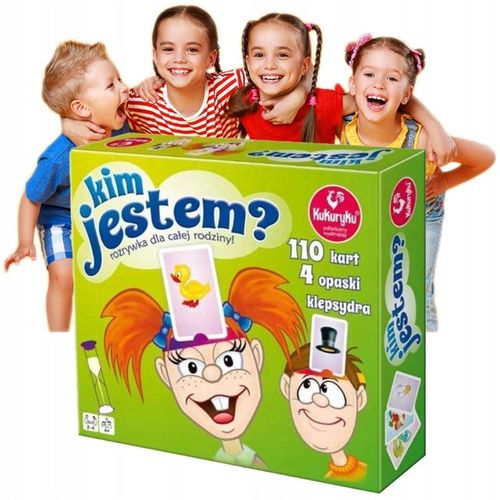 KIM JESTEM? Gra planszowa dla dzieci Kukuryku PL na Arena.pl