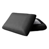 Poszewka uniwersalna na poduszkę piankową CZARNA z gumką Pan Materac