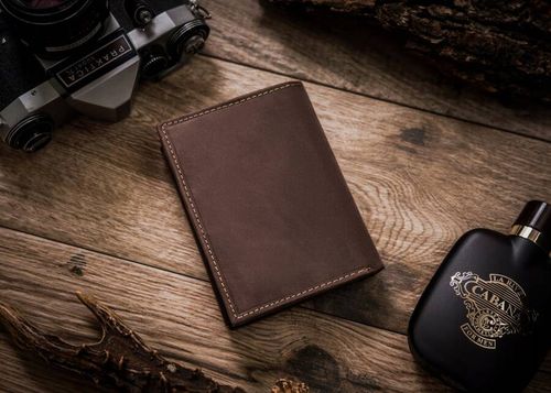 Duży skórzany portfel z indywidualnym wzorem na Arena.pl