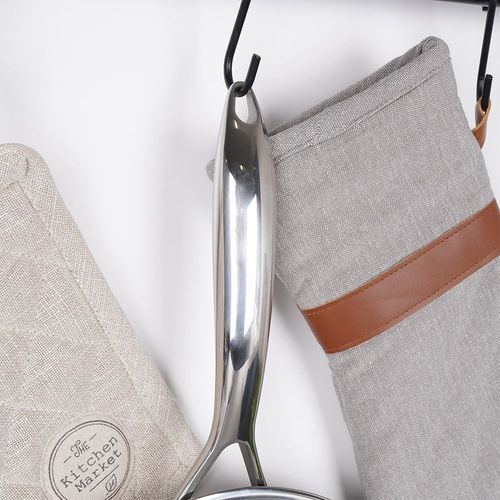 Patelnia Orion Stalowa Nieprzywierająca Głęboka Duża Cookcell Hybryd 28 cm na Arena.pl