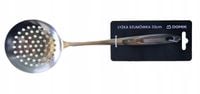 łyżka cedzakowa szumówka nabierka kuchenna stal nierdzewna 34 cm