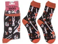 Skarpetki Rock 'N Roll - Prezent dla Muzyka i Fana Rocka - rozmiar 42-46