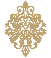 Z16b Zawieszka AŻUR ozdoba dekoracja GLAMUR dolna