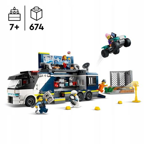 LEGO City Policyjna ciężarówka z laboratorium kryminalnym 60418 na Arena.pl
