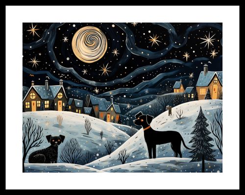 Plakat 40x30cm Nocny Psi Patrol na Arena.pl