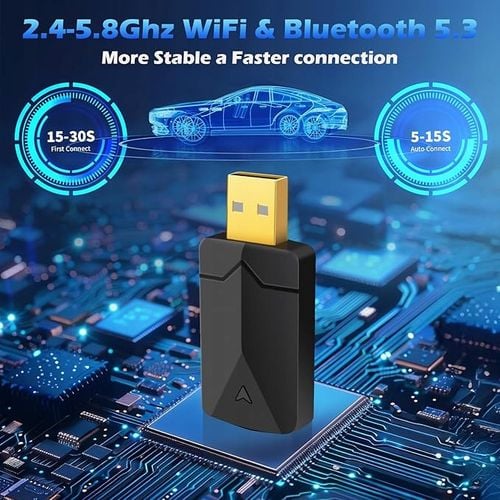 Bezprzewodowy adapter 2 w 1 z systemem Android Auto & Carplay na Arena.pl