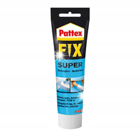 3x KLEJ PATTEX FIX SUPER MONTAŻOWY DO WNĘTRZ MOCNY WODOODPORNY 250G