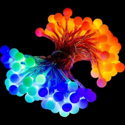 Lampki 200LED kolorowe kulki z programatorem na Arena.pl