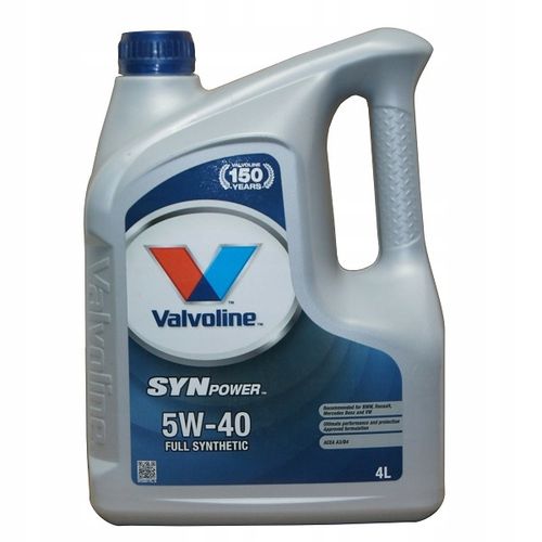 Olej Valvoline SYNPOWER 5W40 4L na Arena.pl