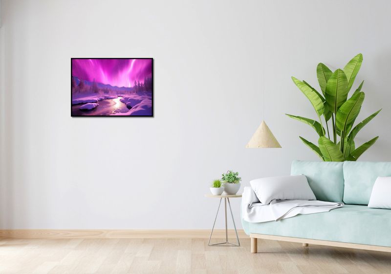 Plakat 70x50cm Aurora Nad Niebiem zdjęcie 4