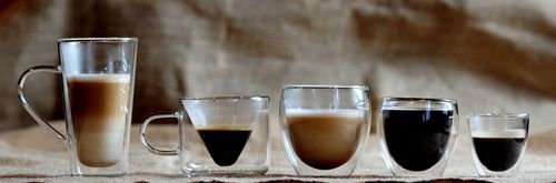 Szklanki termiczne do kawy Latte zestaw 2szt 250ml na Arena.pl