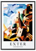 Plakat w ramie Alexandra Exter obrazy 30x40 cm w czarnej ramie