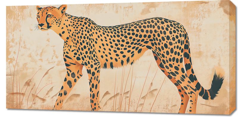 Obraz 100x50cm Gepard w Ruchu zdjęcie 1