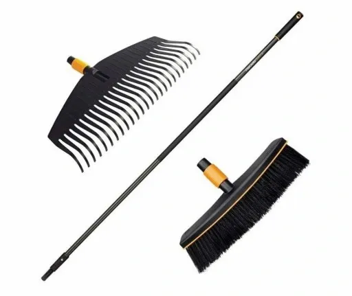 SZCZOTKA + GRABIE + TRZONEK QUIKFIT FISKARS zdjęcie 10