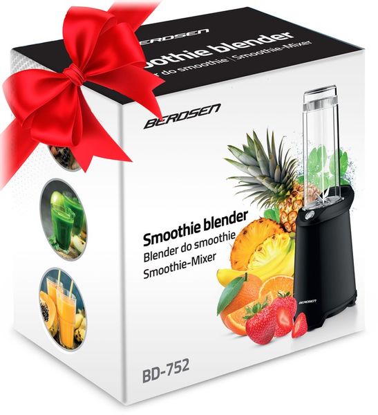 BLENDER KIELICHOWY SMOOTHIE DO KOKTAJLI BERDSEN 700W + 2 BUTELKI 0,57L zdjęcie 8