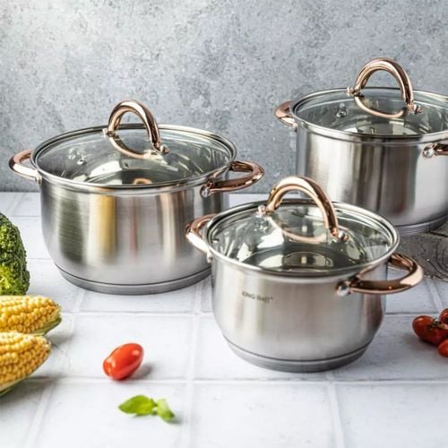 zestaw garnków 6 elementów kinghoff kh-1762 na Arena.pl