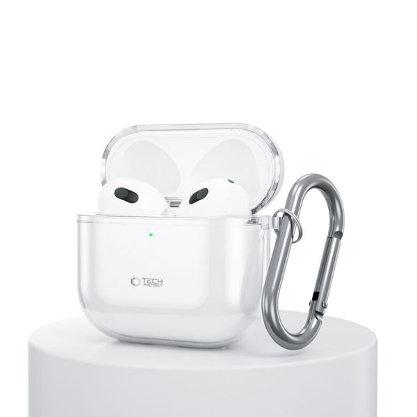 TECH-PROTECT FLEXAIR APPLE AIRPODS 4 CLEAR zdjęcie 4