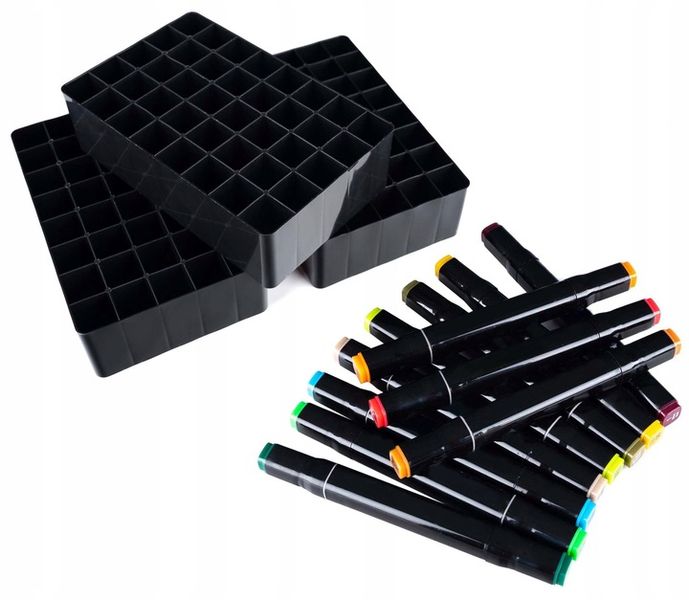 MARKERY ALKOHOLOWE FLAMASTRY MAZAKI PISAKI DWUSTRONNE Torba PREMIUM SET zdjęcie 16