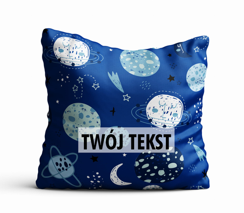 Poduszka DZIECIĘCA z Twoim napisem PD58 planety na Arena.pl