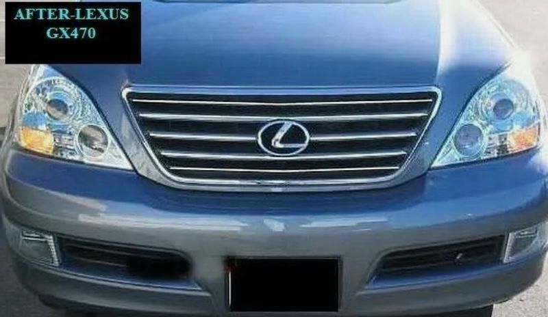 2003-2009 LEXUS GX470 GX 470 - LIstwy chrom grill chromowan zdjęcie 1