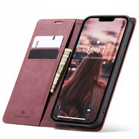 ETUI Z KLAPKĄ DO IPHONE 14 SKÓRZANE PORTFEL CASE POKROWIEC ZAMYKANE