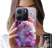 ETUI DO XIAOMI NOTE 14 4G - SŁODKI CHOMIK, GRYZONIE WZORY DLA DZIECI