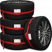 POKROWCE NA KOŁA OPONY FELGI WODOODPORNE 18-21'' 4 SZT DO GARAŻU PIWNICY