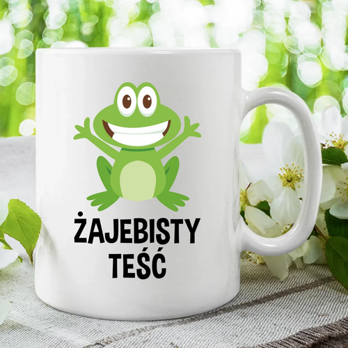 Żajebisty teść - kubek na prezent na Arena.pl