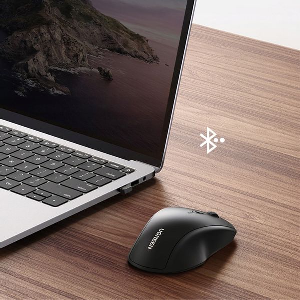 UGREEN MYSZKA KOMPUTEROWA MYSZ BEZPRZEWODOWA USB 2400DPI BLUETOOTH 2.4G 10M zdjęcie 8