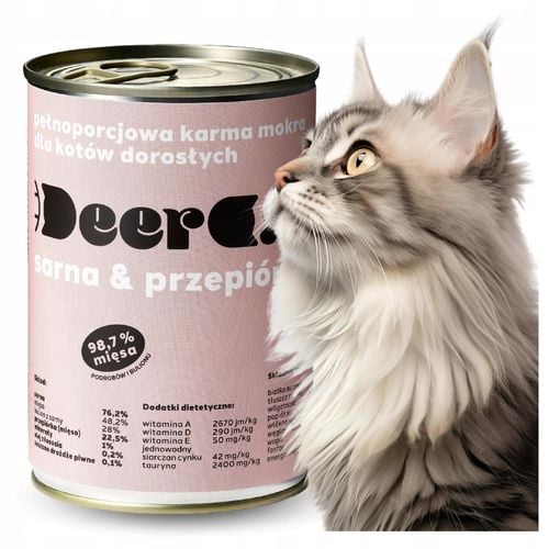 Deer Cat Sarna i przepiórka 400g na Arena.pl