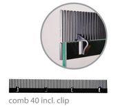 Aqua Medic Grzebień przelewowy 40 cm z klipsami