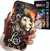 ETUI DO MOTOROLA EDGE 40 - LEW, ZNAK ZODIAKU ASTRONOMIA, CASE + FOLIA