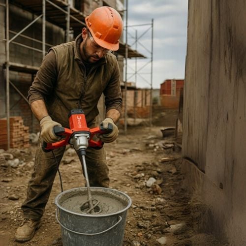 MIESZADŁO DO KLEJU BETONU ZAPRAW FARB ELEKTRYCZNE 2x MIESZALNIK na Arena.pl