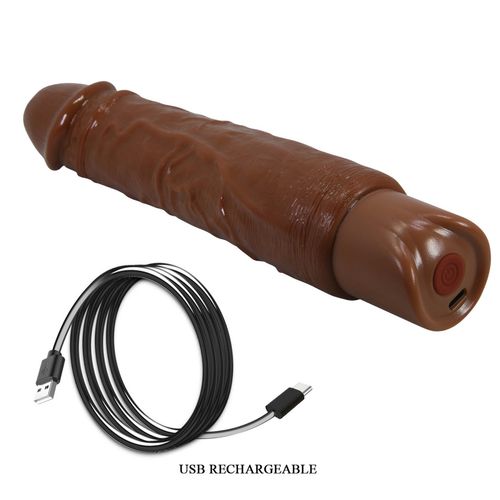 pretty love rufus realistic vibrating dildo (brown edition) na Arena.pl