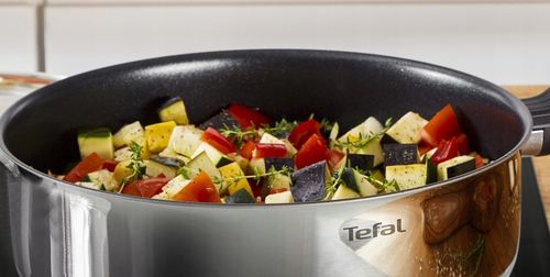Patelnia głęboka pokrywka TEFAL Daily Cook 24cm non-stick indukcja G7303255 na Arena.pl