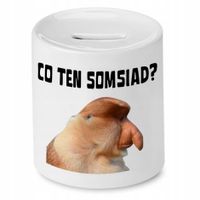 Skarbonka Nosacza Janusza Co Ten Somsiad? Z Nadrukiem Ze Zdjęciem